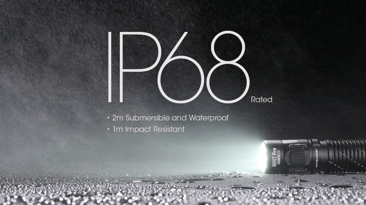 Nitecore MH12 Pro 3300 Lumen USB-C Taschenlampe hohe Helligkeit Outdoor-Abenteuer robuste Bauweise