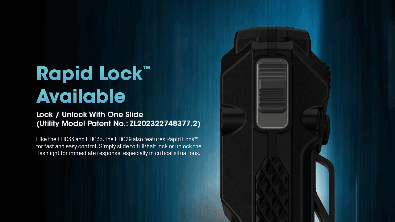 NITECORE EDC29 Hochleistungs-Taschenlampe 6500 Lumen USB-C EDC-Taschenlampe mit Langstrecken-Sichtbarkeit