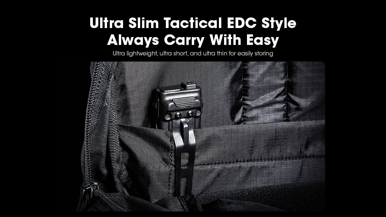NITECORE EDC23 UHi LED Taschenlampe 2500 Lumen USB-C wiederaufladbar kompakt robust Outdoor Everyday Carry