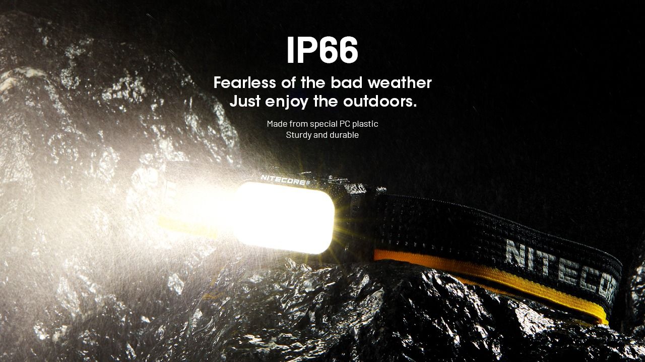 NITECORE NU25 MCT leichte Stirnlampe 400 Lumen wiederaufladbar USB-C Dual Beam optimal für Outdoor-Abenteuer