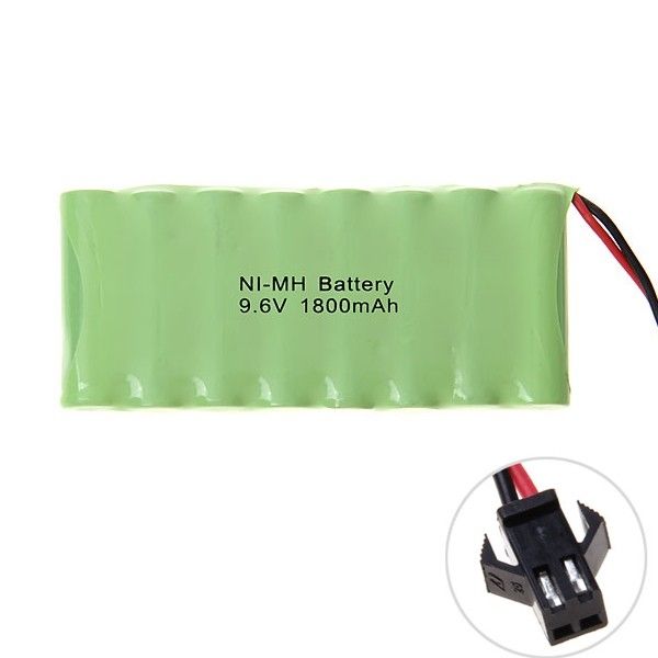 Ni-MH AA 9.6V 1800mAh SM-Stecker Akku-Pack