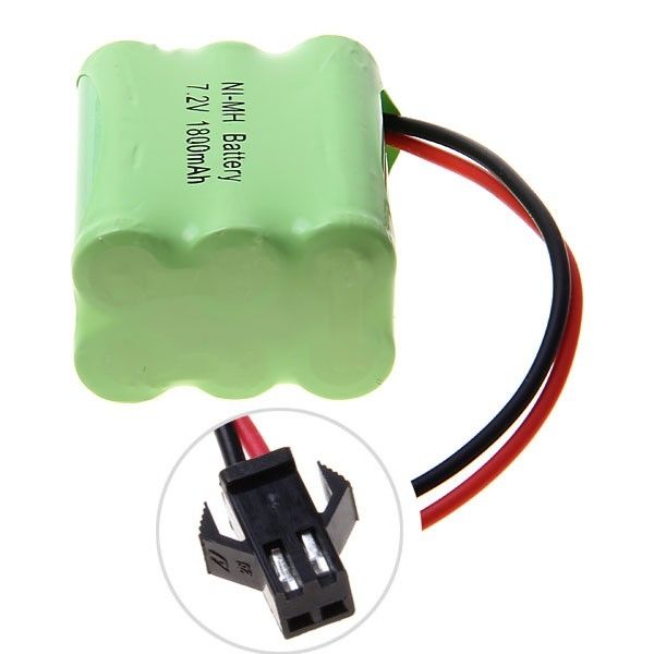 Ni-MH AA 7,2V 1800mAh SM-Stecker 6*AA Akkupack