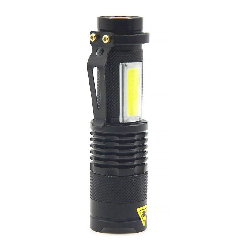 Leistungsstarke SK68 XML-Q5 tragbare Mini-Zoom-Taschenlampe mit robustem Aluminiumgehäuse für Abenteurer