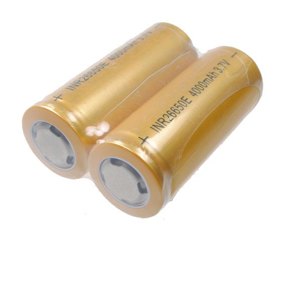 UltraFire 26650 Li-Ion Akku 4000mAh Paarpackung hohe Kapazität wiederaufladbar für Taschenlampen & Gadgets