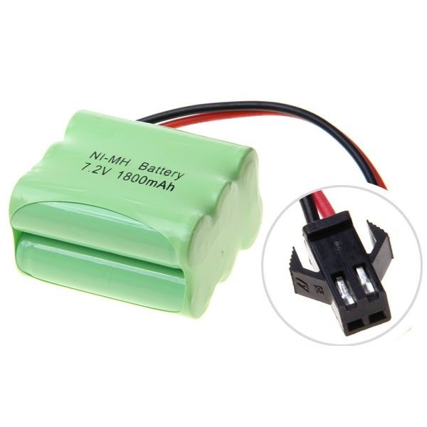 Ni-MH AA 7,2V 1800mAh SM-Stecker 6*AA Akkupack