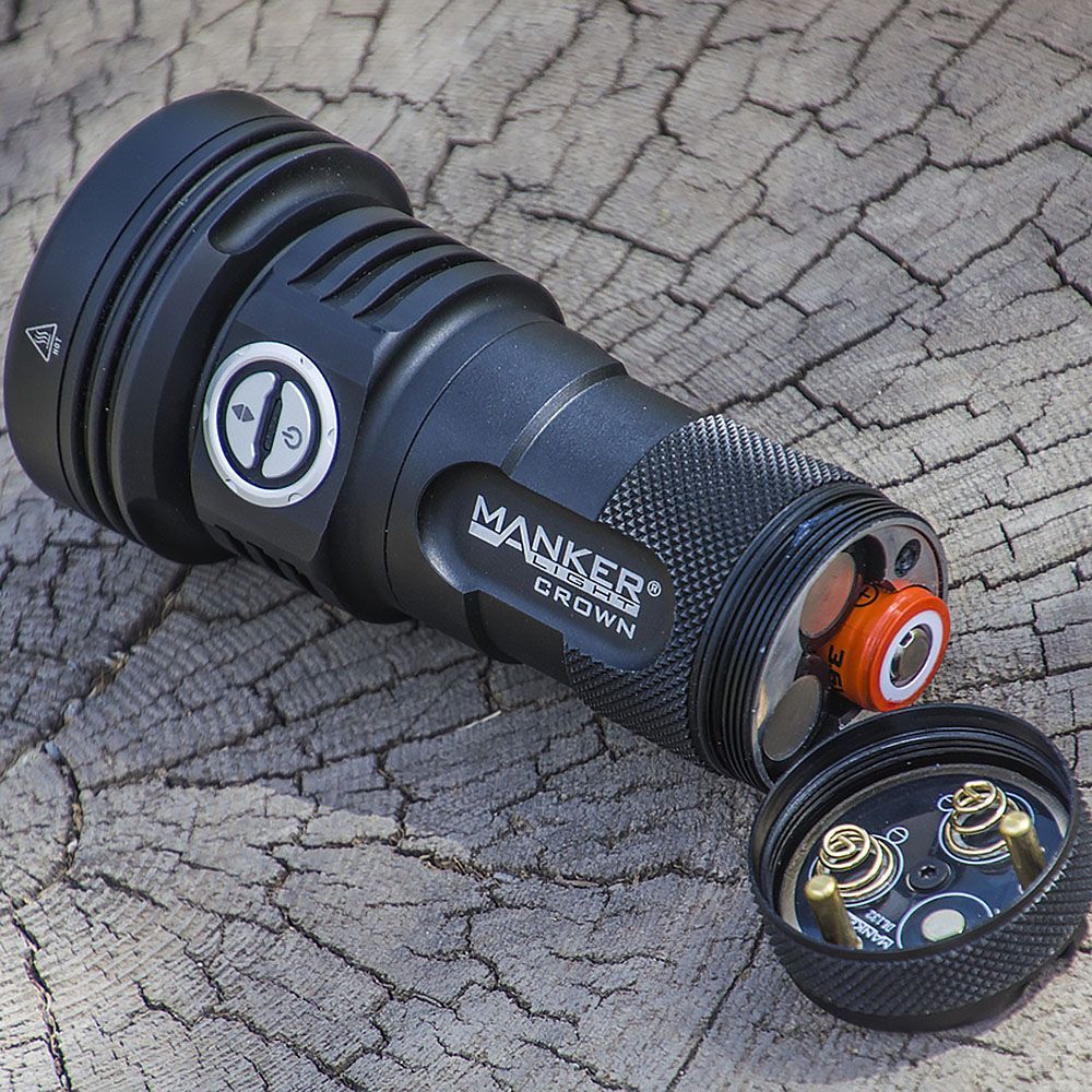 Manker CROWN Digital-Zoom-Taschenlampe 5000 Lumen 900 Meter Leuchtweite – vielseitige Outdoor-Ausrüstung für Camping und Wandern