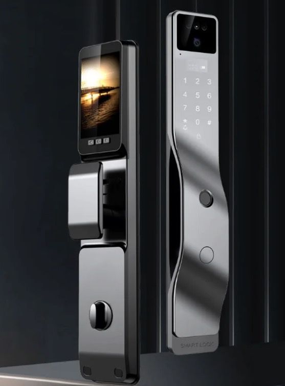 Tuya Wifi 3D Gesichtserkennung Smart Türschloss mit Passwort-Entsperrung Haussicherheit und eingebauter Kamera