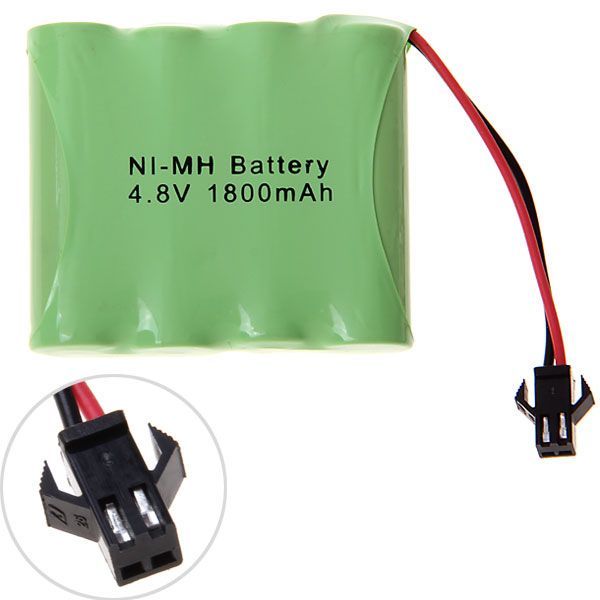 4.8V AA 1800mAh Ni-MH SM-Stecker wiederaufladbarer Akku, hohe Kapazität, umweltfreundlich, für Spielzeug und Kameras