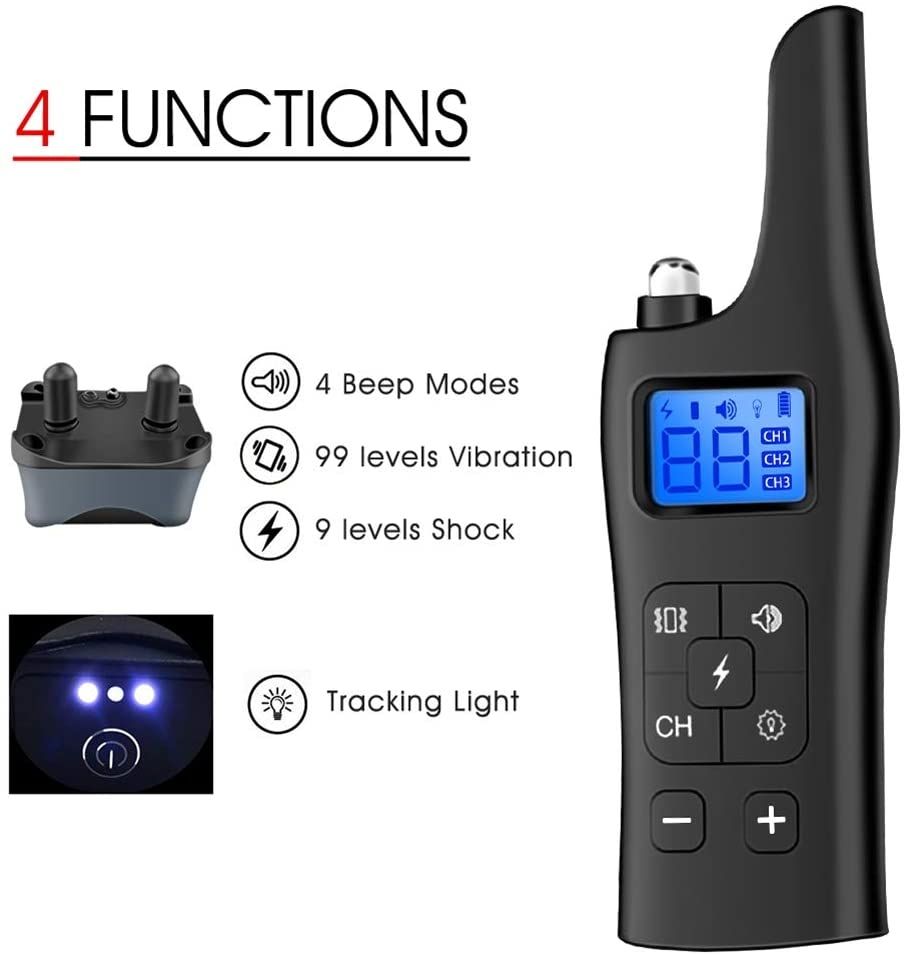NEU 800m Elektrisches Hundetrainingshalsband mit 3 Trainingsmodi für sicheres Haustiertraining – perfekt für alle Hundegrößen