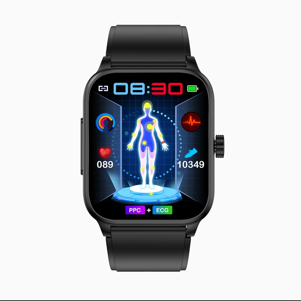 ET540 Blutzucker EKG Körpertemperatur Blutdruck Blutsauerstoff Herzfrequenz Bluetooth-Anruf Smartwatch Fitness-Tracker