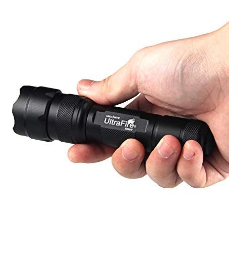 UltraFire WF-502B.2 LED-Taschenlampe 1600 Lumen Leicht 5-Mode Robust Camping Taktisch Notfall-Taschenlampe