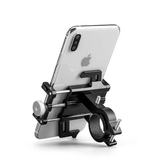 ROCKBROS Robuster Motorrad-Handyhalter, vielseitiges CNC-Aluminiumlegierungs-Zubehör für Fahrräder, sicherer Halt mit fünf Krallen