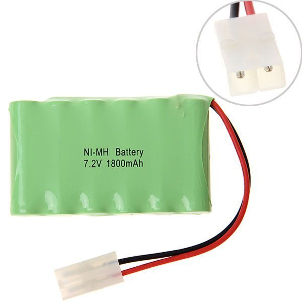 7.2V AA 1800mAh Ni-MH-Akku, hohe Kapazität, umweltfreundliche Energie für ferngesteuertes Spielzeug & Fotoausrüstung