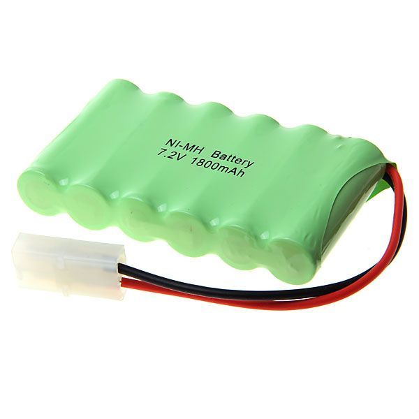 7.2V AA 1800mAh Ni-MH-Akku, hohe Kapazität, umweltfreundliche Energie für ferngesteuertes Spielzeug & Fotoausrüstung