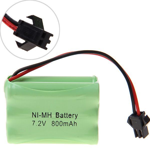 7,2V AAA 800mAh Ni-MH Akku, wiederaufladbar, umweltfreundlich, hohe Kapazität für Spielzeug, Modellflugzeuge, Boote