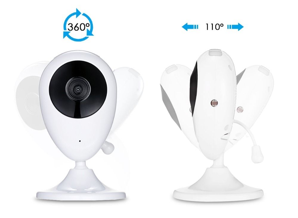 SP880 Drahtloser Baby-Monitor mit 2,4-Zoll-LCD, HD-Video, Zwei-Wege-Audio und Nachtsicht für die Babypflege