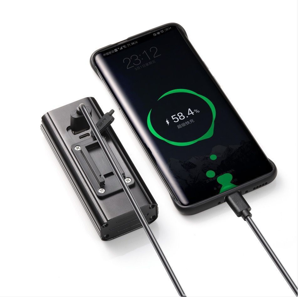 NiteBeam BR08 Fahrradlichter 10000 Lumen USB wiederaufladbar helles Fahrradlicht für urbanes Radfahren und Bergwege