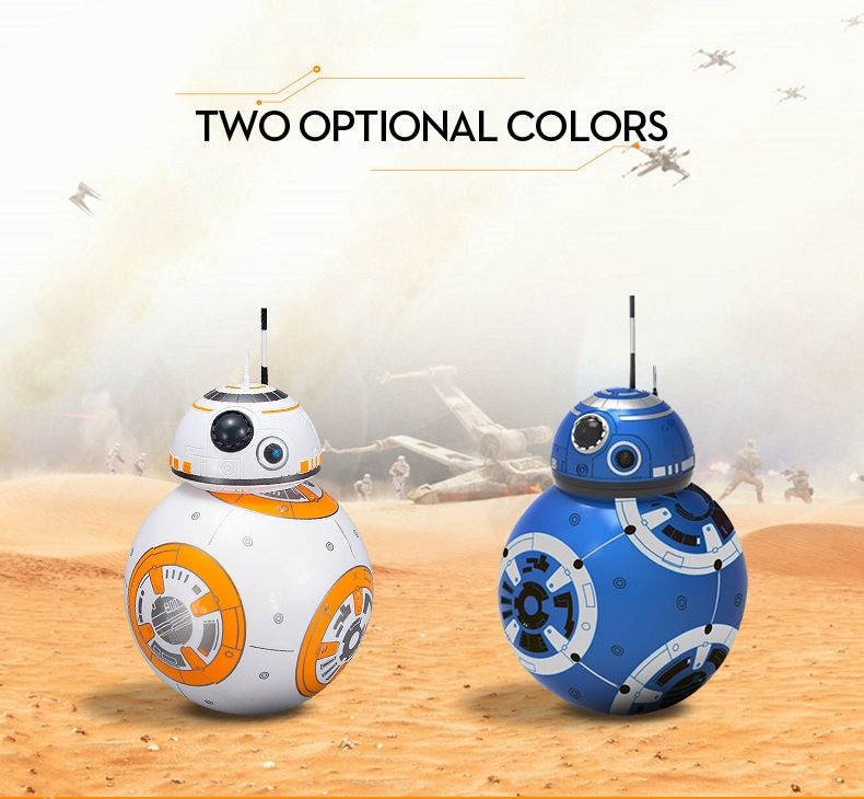 Star Wars BB-8 Fernsteuerungsroboter 20,5 cm Intelligentes RC-Spielzeug 360° Drehung Spaß für Kinder und Sammlerstück