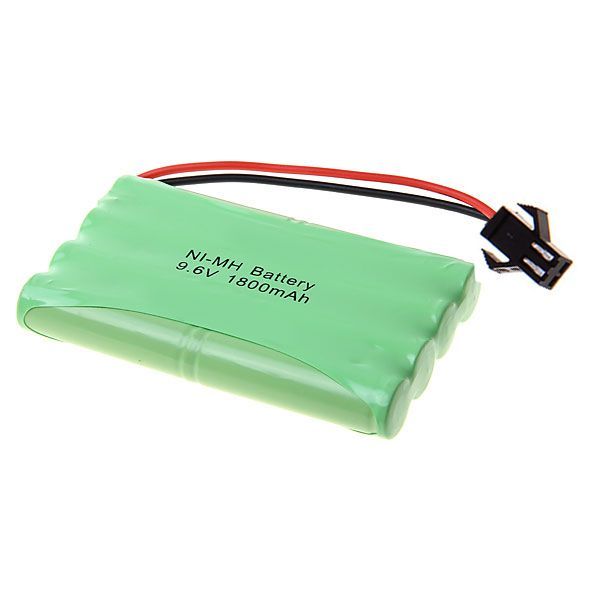 Umweltfreundliche 9,6 V AA 1800 mAh Ni-MH SM-Steckerbatterie mit hoher Kapazität und langlebiger Stromversorgung für RC-Fahrzeuge