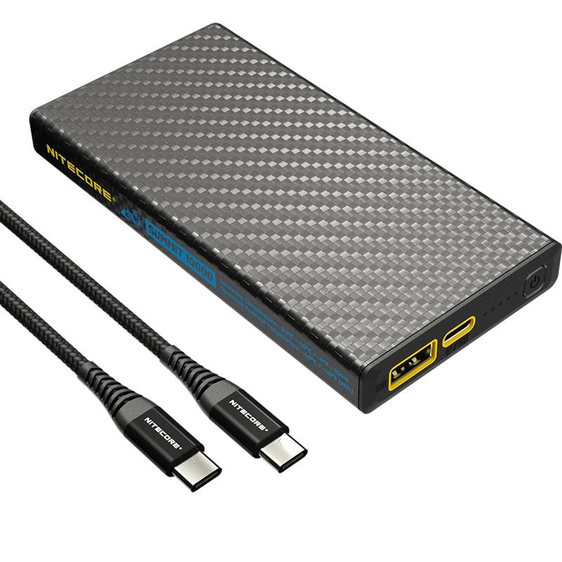 Nitecore Summit 10000 Powerbank Outdoor | Kältebeständig Heizfunktion QC PD USB-C | Robust Leicht Kompakt IPX5