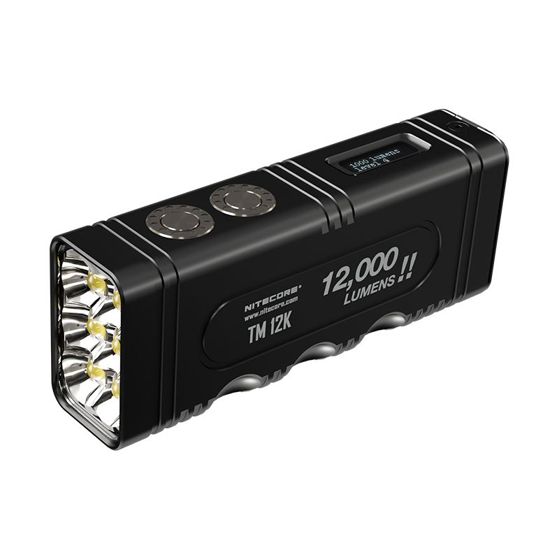 NITECORE TM12K Taktische Taschenlampe 12000 Lumen USB-C wiederaufladbar Hohe Helligkeit LED für Outdoor-Abenteuer