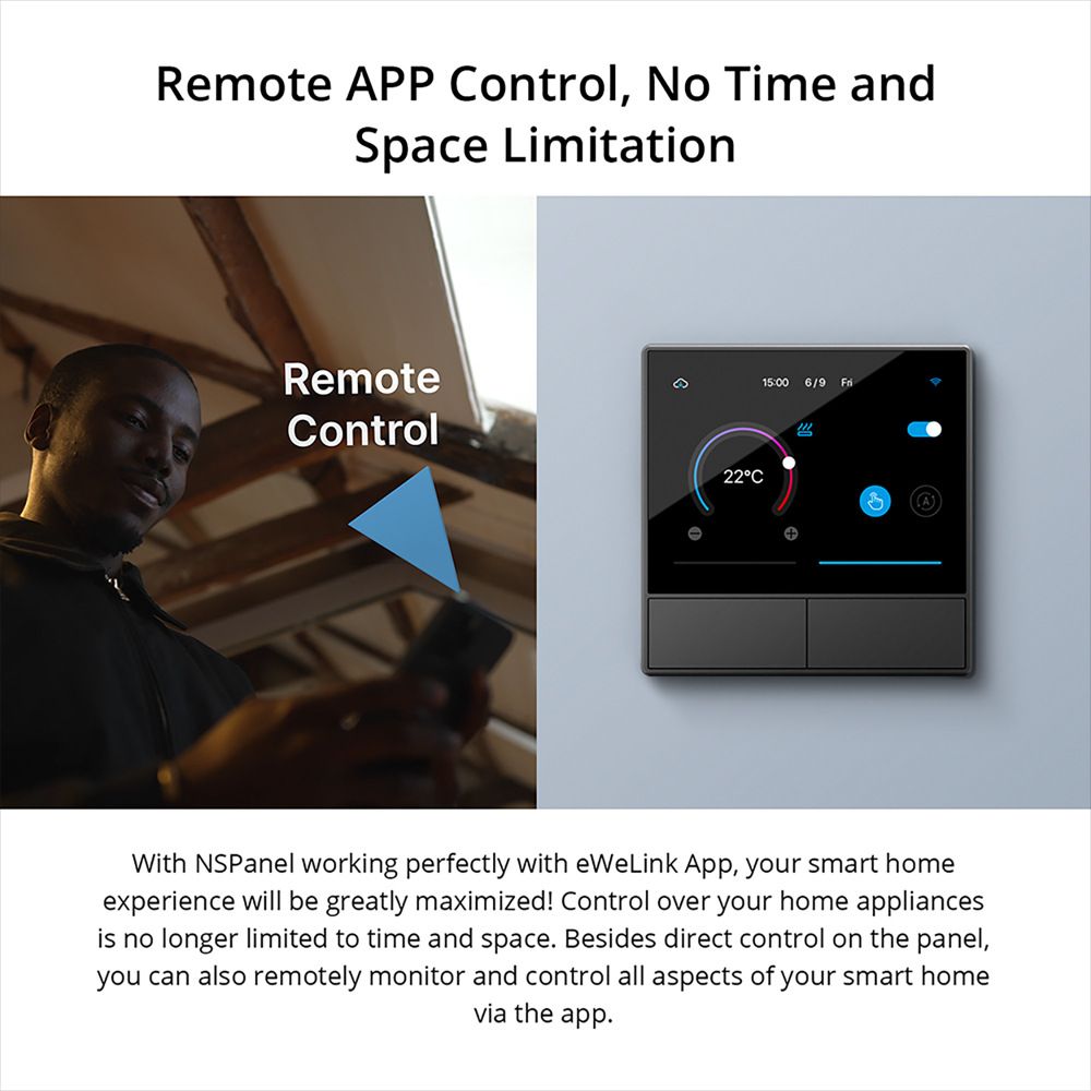 SONOFF NSPanel WiFi Szenen Smart Switch All-in-One Steuerung mit Touchscreen für Smart Home Automatisierung