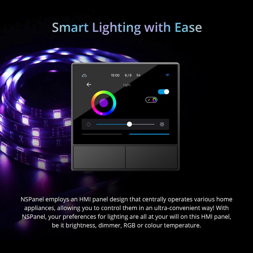 SONOFF NSPanel WiFi Szenen Smart Switch All-in-One Steuerung mit Touchscreen für Smart Home Automatisierung