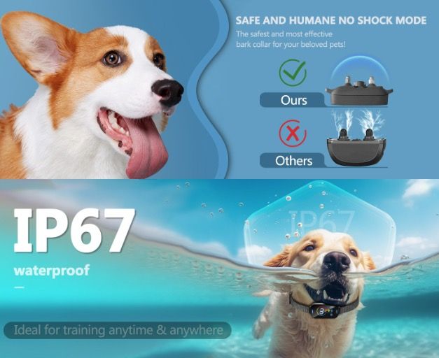 Innovatives Ultraschall Hundetrainingshalsband mit Anti-Bell-Technologie für effektive und sanfte Bellkontrolle