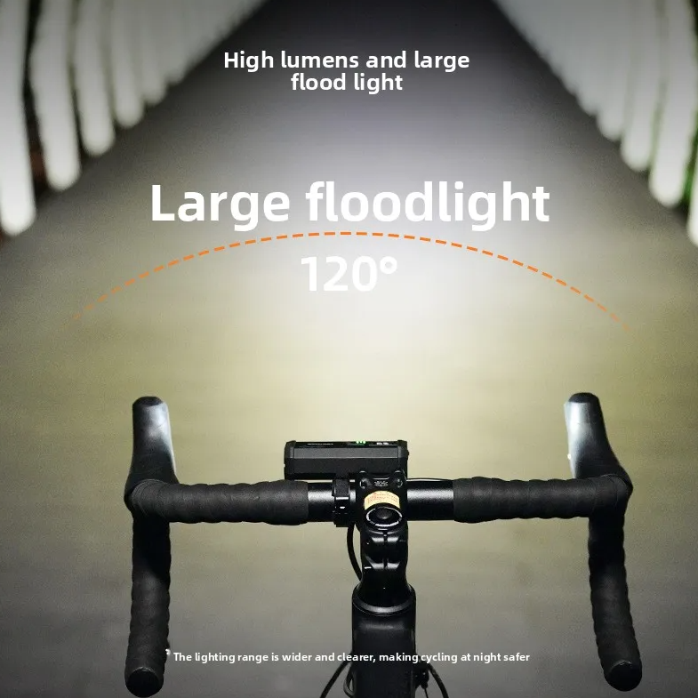ACRUNU LED Fahrradlicht, USB wiederaufladbar - 4 Modi Fahrradscheinwerfer