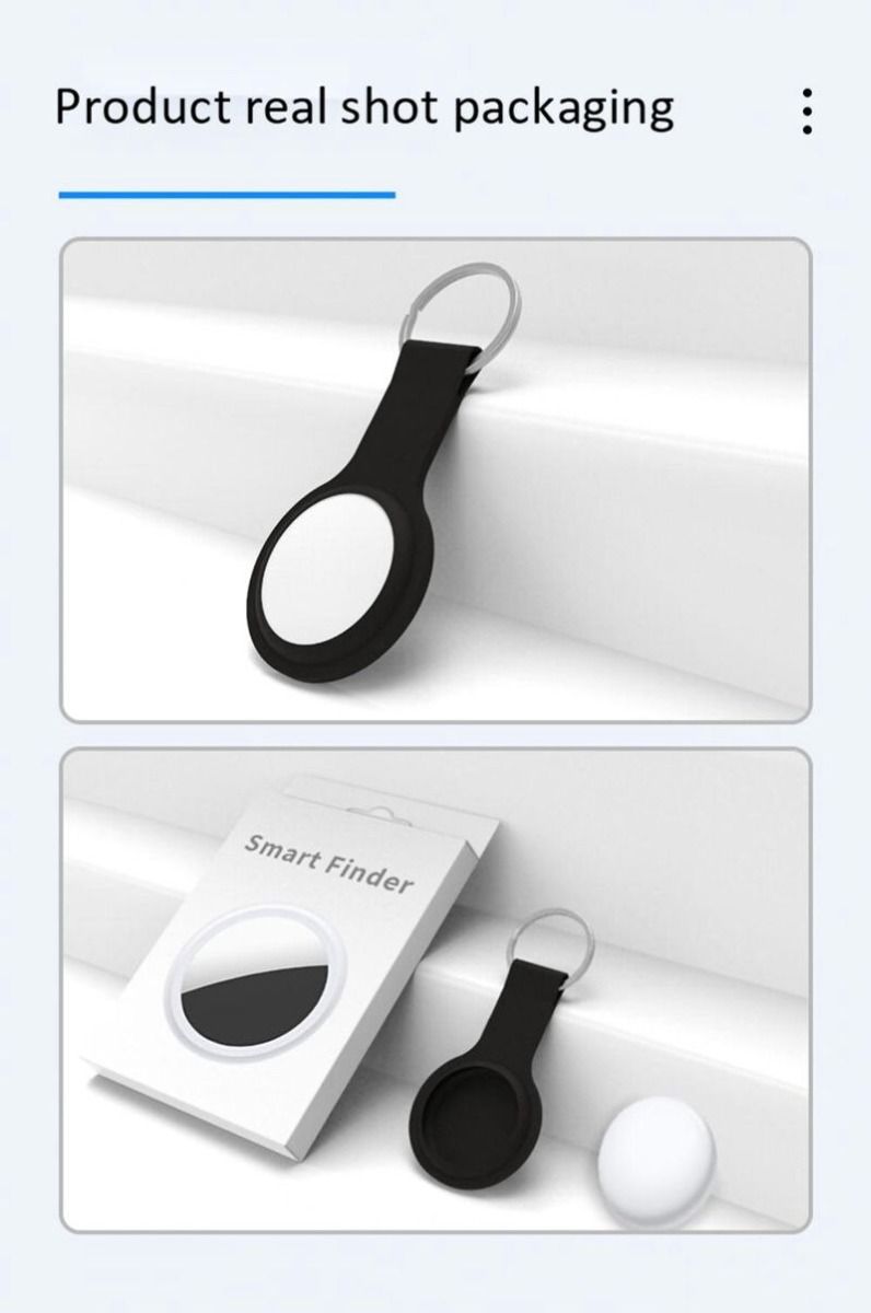 Mini GPS Tracker Bluetooth 4.0 Smart Locator Kompaktes Design Haustier Tracker mit iSearching App und One Touch Find