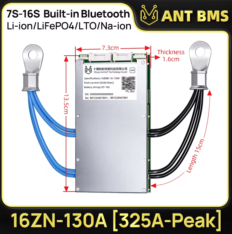 ANT Smart BMS 4S-24S Lifepo4 Li-ion E-Bike/E-Scooter Bluetooth Balancer. Dein intelligenter Akkuschutz!