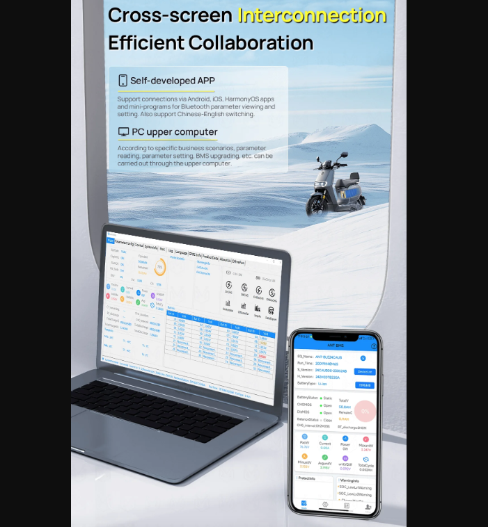 ANT Smart BMS 4S-24S Lifepo4 Li-ion E-Bike/E-Scooter Bluetooth Balancer. Dein intelligenter Akkuschutz!