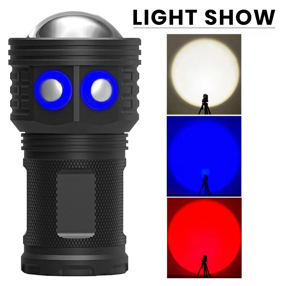B12 LED Tauchlampe Helles Tauchlicht für Unterwasserfotografie IPX8 wasserdichte Scuba-Tauchlaterne