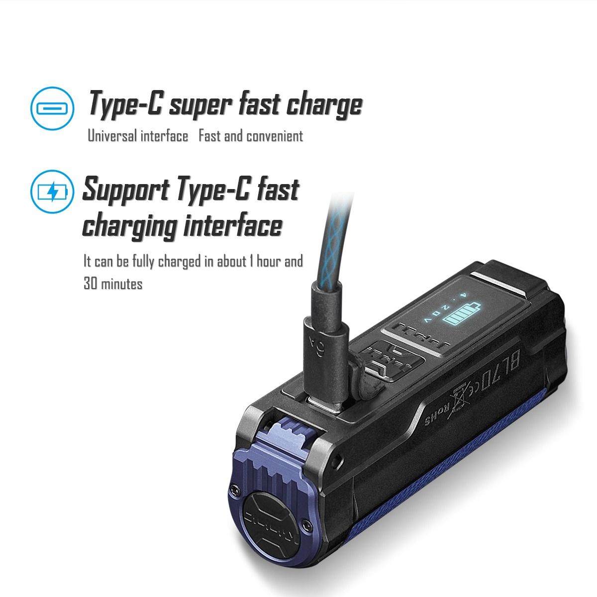 IMALENT BL70 EDC Taschenlampe: Dein superheller 6000 Lumen Begleiter, USB-C wiederaufladbar