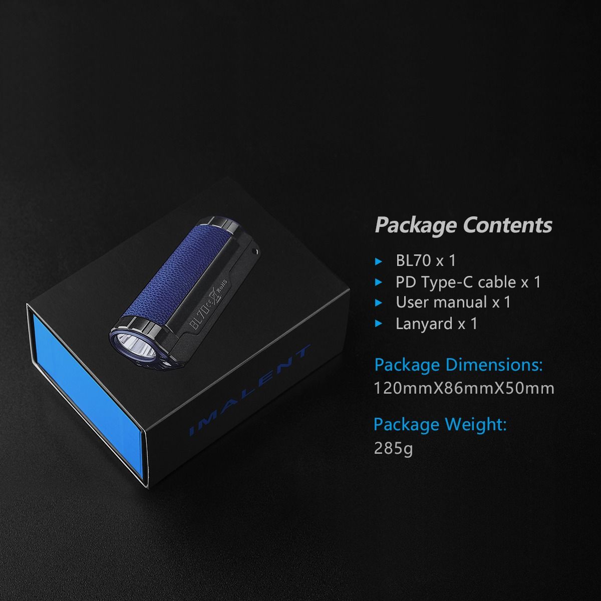 IMALENT BL70 EDC Taschenlampe: Dein superheller 6000 Lumen Begleiter, USB-C wiederaufladbar