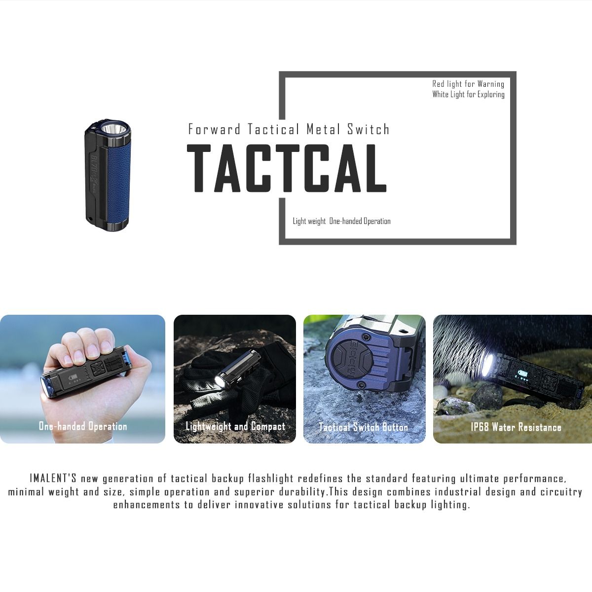IMALENT BL70 EDC Taschenlampe: Dein superheller 6000 Lumen Begleiter, USB-C wiederaufladbar