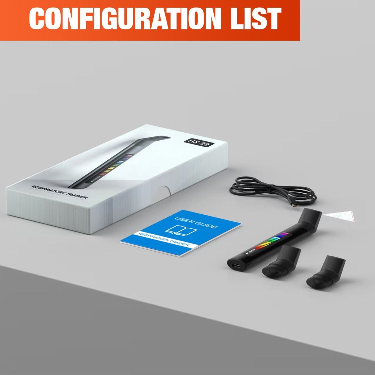 Smarter Atemtrainer, Atemassistent tragbar für Sportler: Lungenkapazität & Leistung steigern!