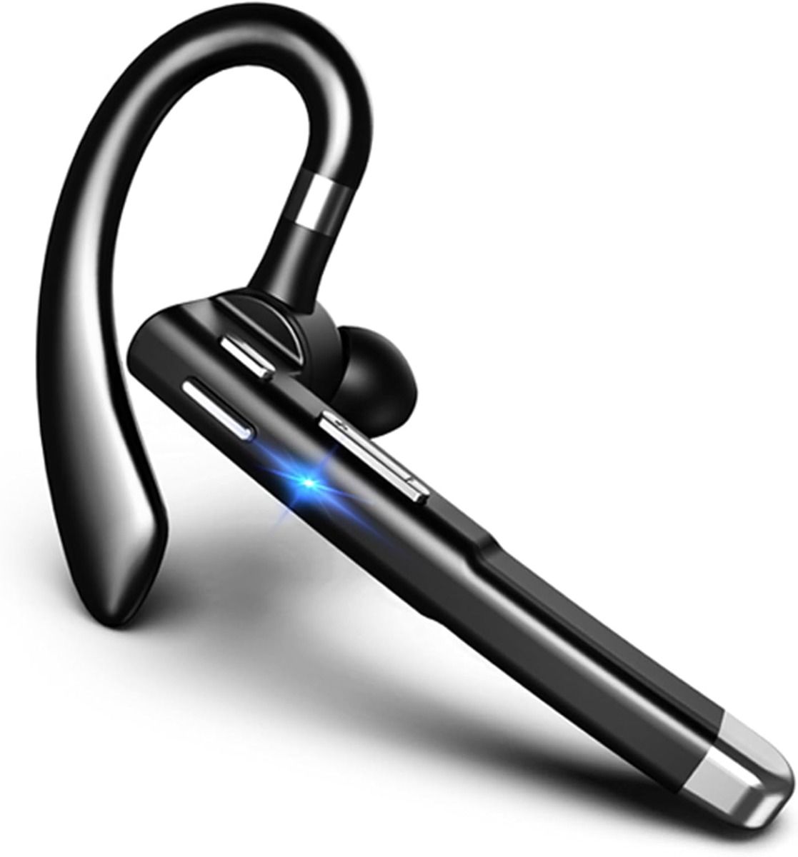 Kabelloses Business-Headset mit integriertem Mikrofon, Noise Cancelling, Bluetooth 5.3, Freisprechfunktion, Sport-Ohrhörer