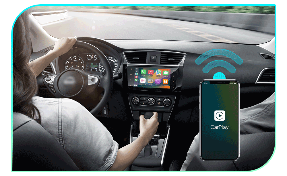 CarlinKit 2air 5.0 CarPlay Wireless Adapter für nahtlose Integration und plattformübergreifende Konnektivität