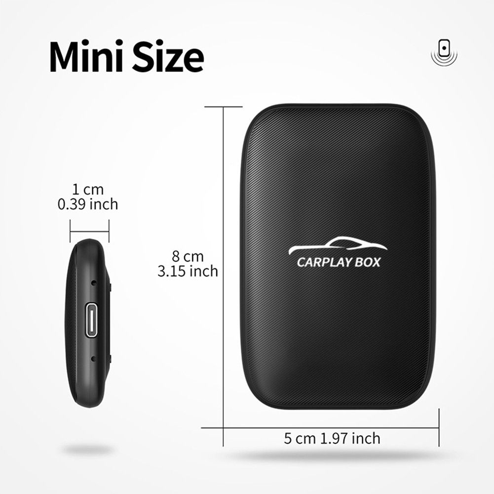 Carplay Box Wireless Android Auto Adapter Multimedia Video Box für YouTube Netflix Unterhaltung im Auto