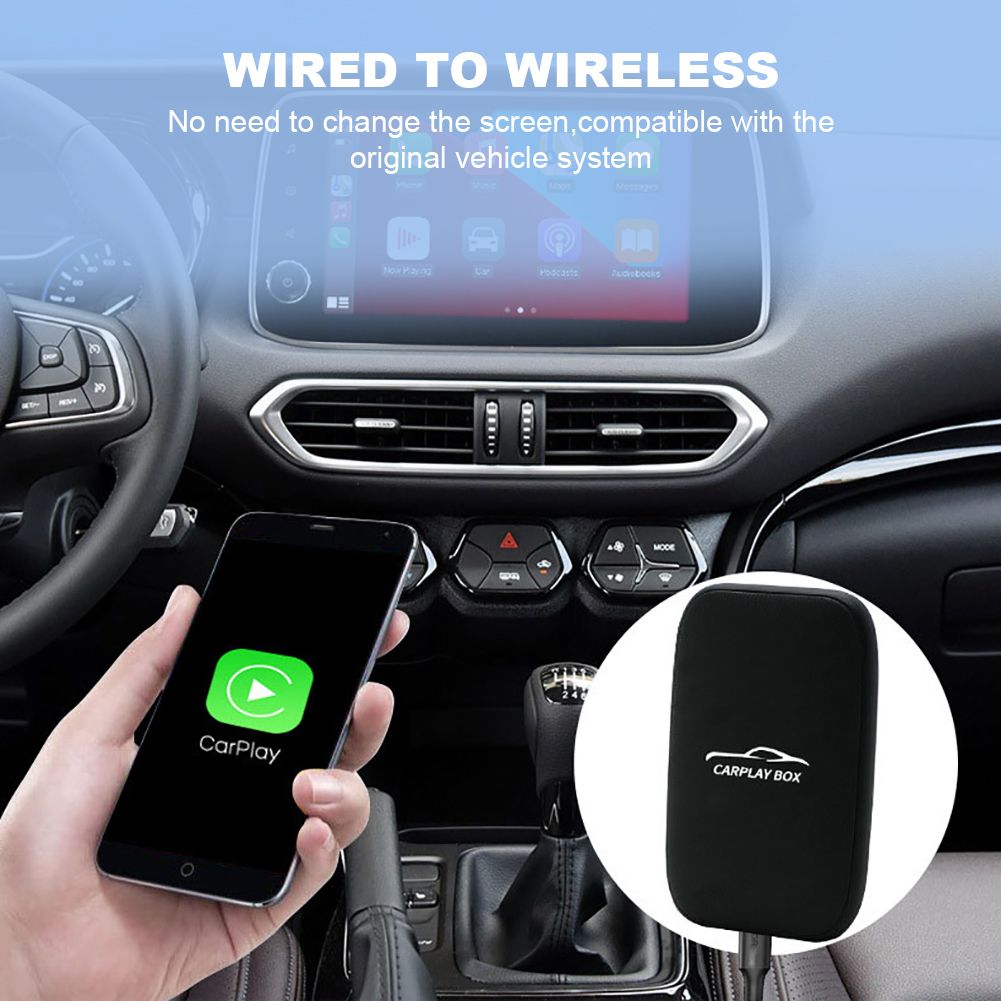 Carplay Box Wireless Android Auto Adapter Multimedia Video Box für YouTube Netflix Unterhaltung im Auto