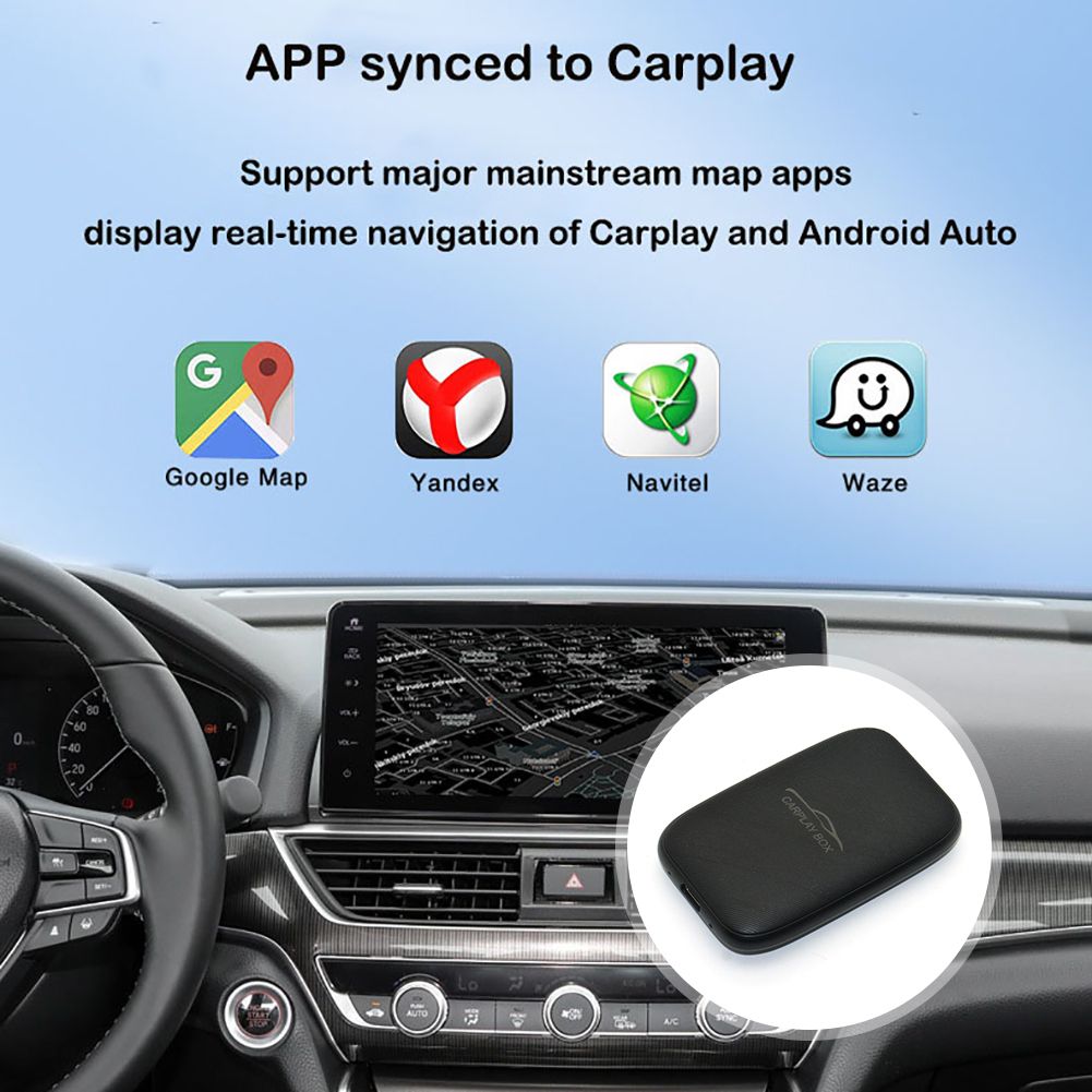 Carplay Box Wireless Android Auto Adapter Multimedia Video Box für YouTube Netflix Unterhaltung im Auto