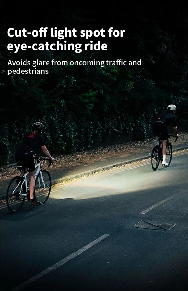Magicshine CBL1600 Fahrrad-Frontlicht 1600 Lumen LED - Hängendes Cut-off-Kabel, Fahrradsicherheit, Sichtbarkeit bei Nacht