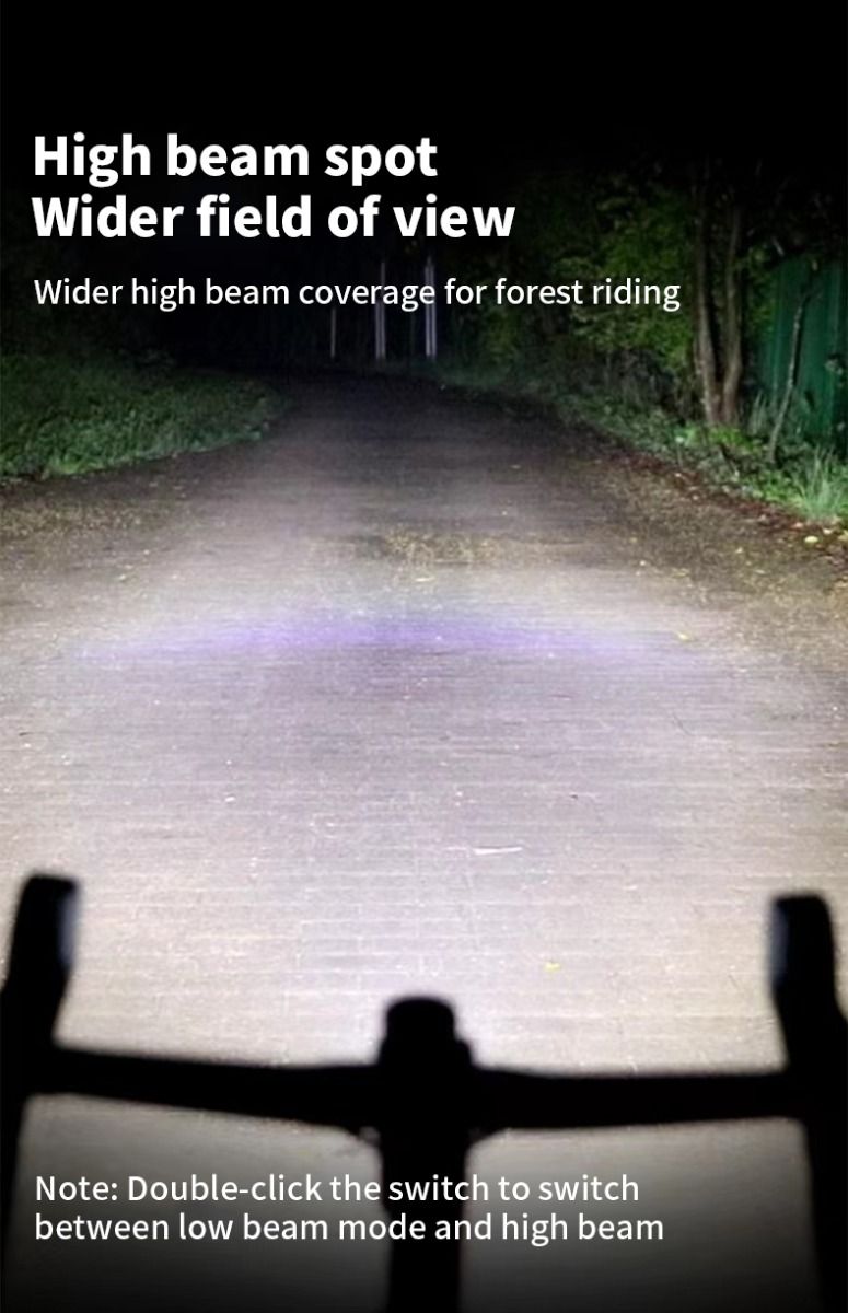 Magicshine CBL1600 Fahrrad-Frontlicht 1600 Lumen LED - Hängendes Cut-off-Kabel, Fahrradsicherheit, Sichtbarkeit bei Nacht