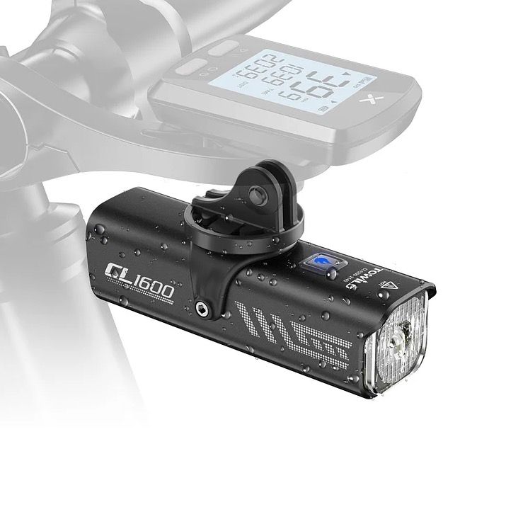 TOWILD CL1600 USB wiederaufladbarer 1600LM Fahrradlicht LED-Frontscheinwerfer mit einstellbarer Helligkeit für Nachtfahrten