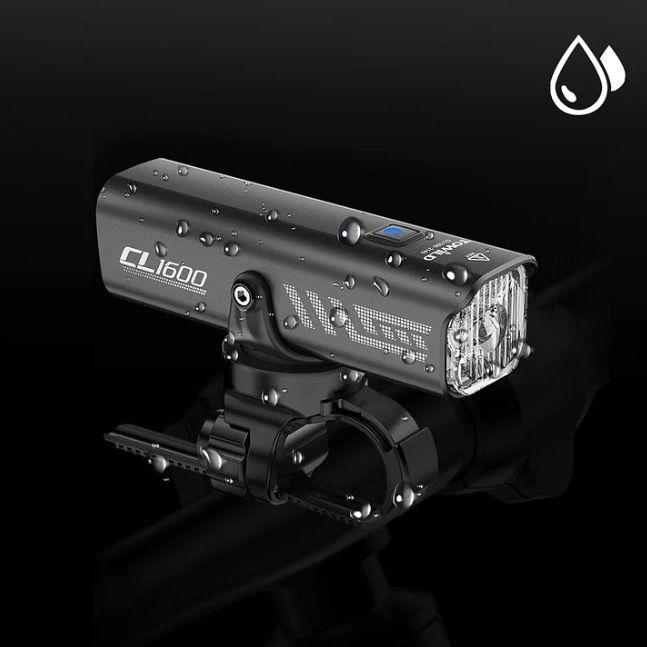 TOWILD CL1600 USB wiederaufladbarer 1600LM Fahrradlicht LED-Frontscheinwerfer mit einstellbarer Helligkeit für Nachtfahrten
