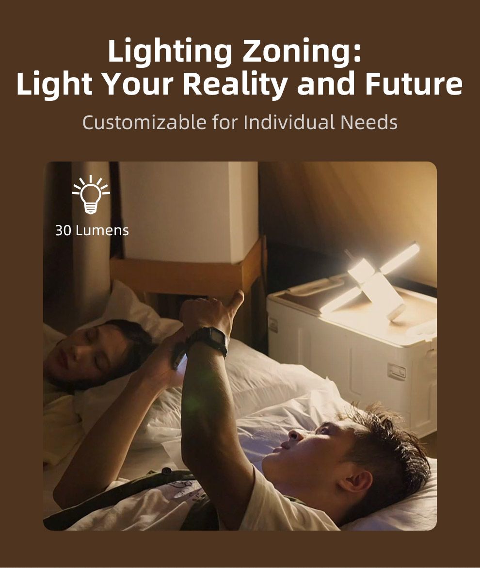 Klarus CL2 750 Lumen Freefolding Campinglicht augenschonende vielseitige Lampe mit 7 Lichtmodi und einstellbarem Winkel