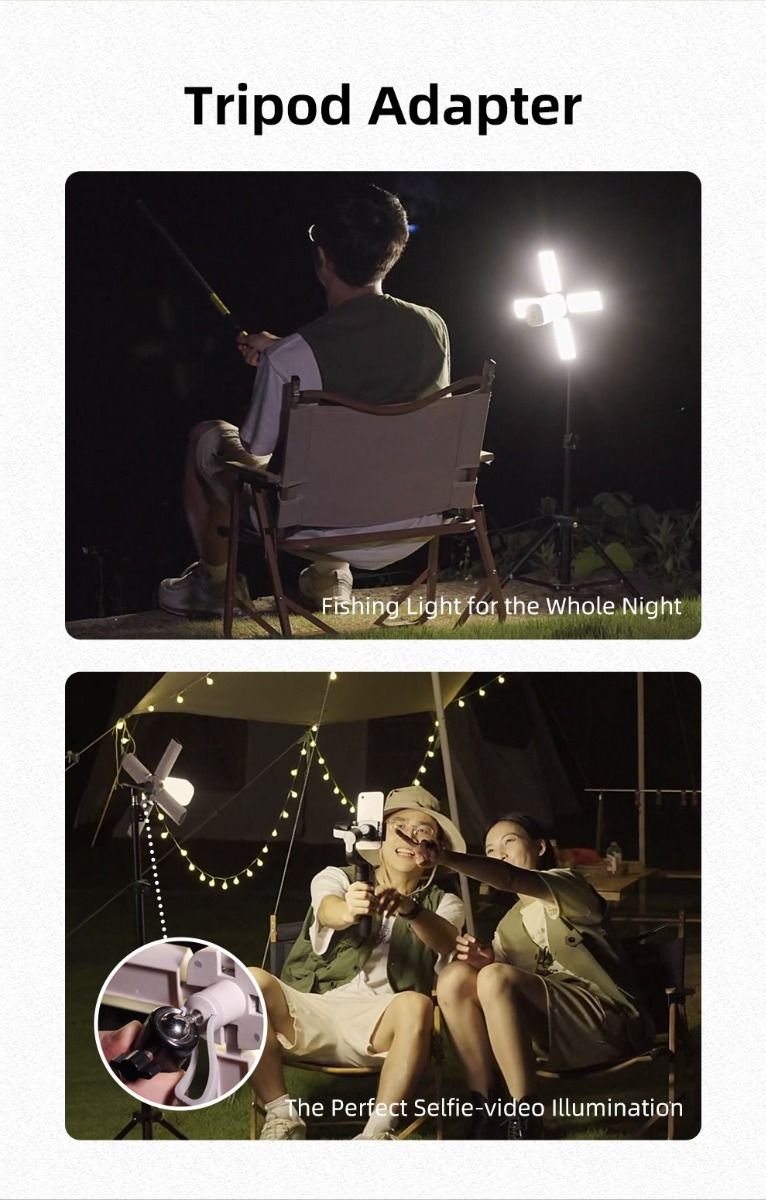 Klarus CL2 750 Lumen Freefolding Campinglicht augenschonende vielseitige Lampe mit 7 Lichtmodi und einstellbarem Winkel