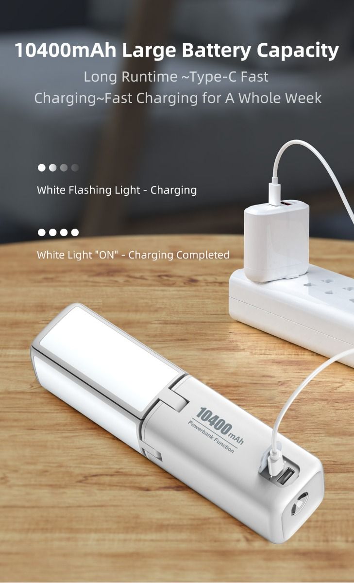 Klarus CL2 750 Lumen Freefolding Campinglicht augenschonende vielseitige Lampe mit 7 Lichtmodi und einstellbarem Winkel