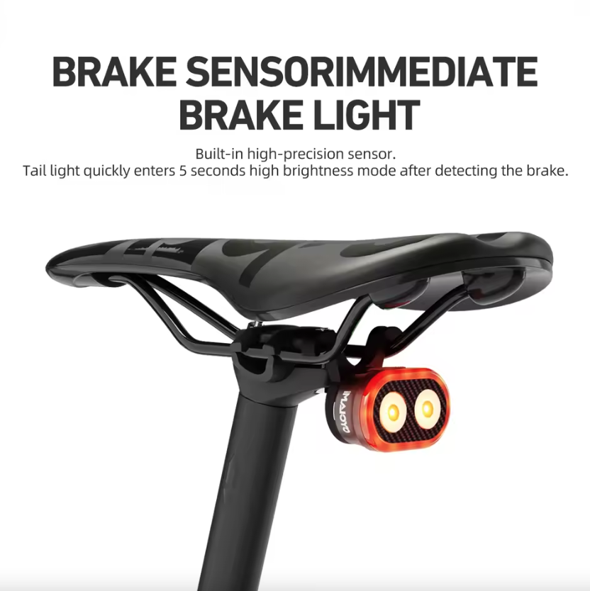 CYCLAMI CY200 Smart Bremserkennungs-Rücklicht LED Fahrrad-Hecklicht für sichere Nachtfahrten und urbanes Radfahren